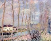 Alfred Sisley Loing Kanal France oil painting artist